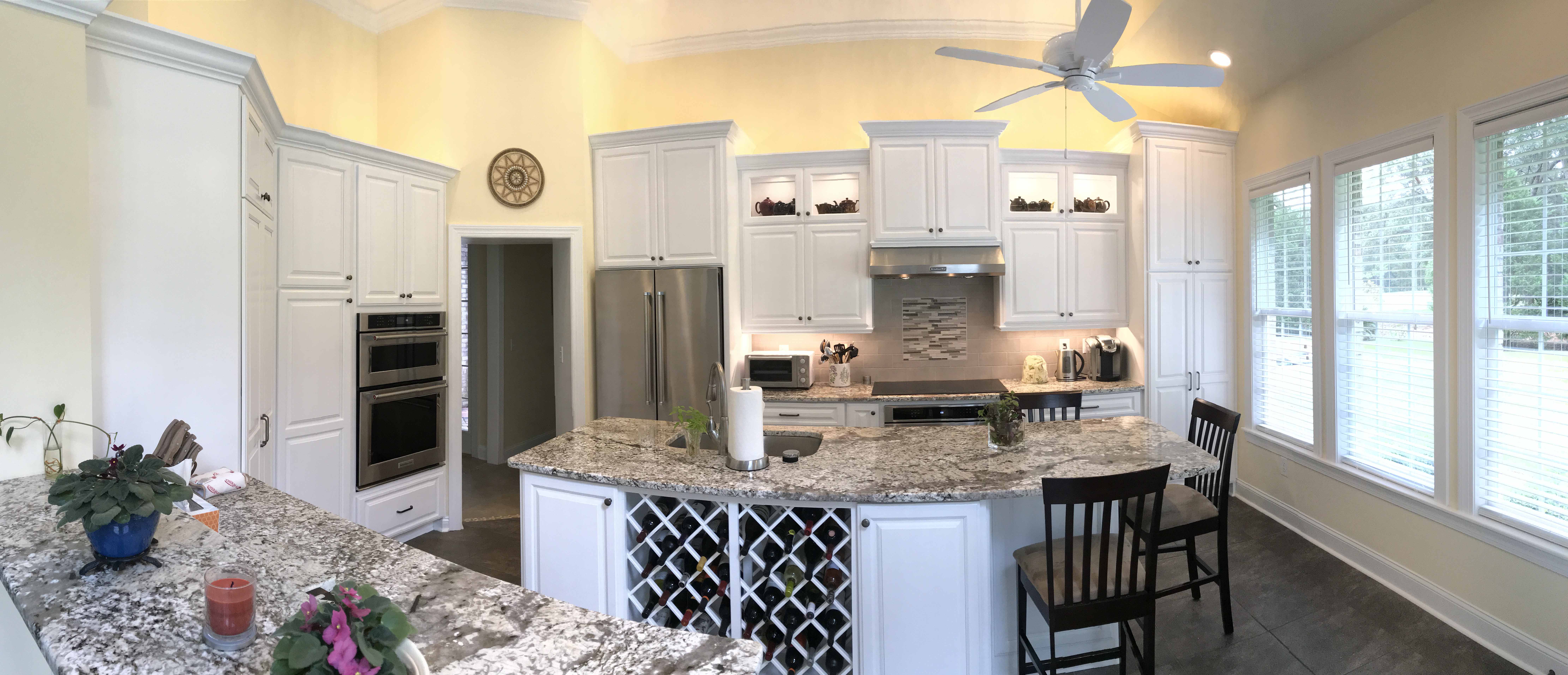 Brown kitchen